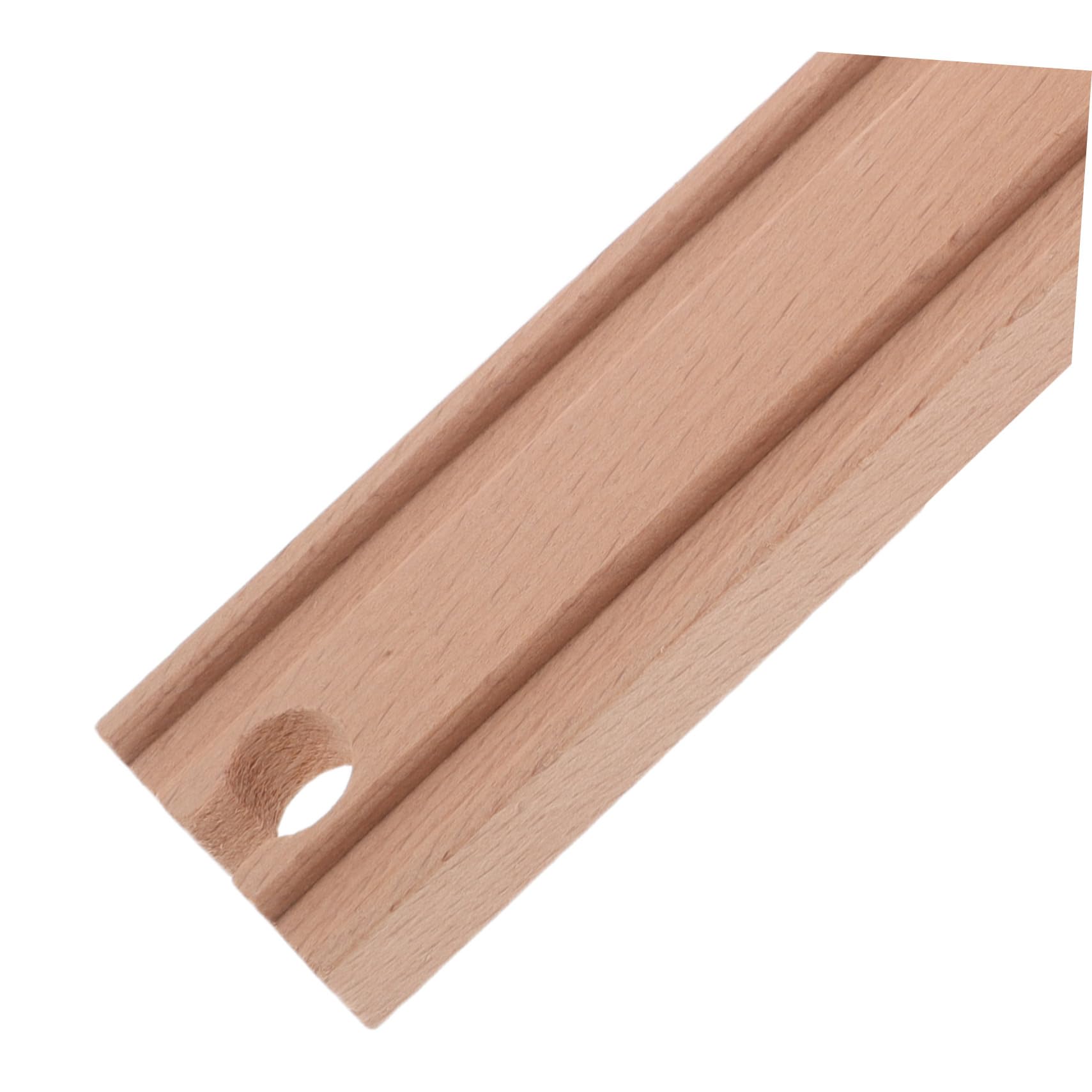 Didiseaon 20 Pezzi Binari in Legno Curvi e Dritti per Espansione Ferroviaria Accessori Creativi per Compatibile con Maggiori Marchi di Trenini Potenzia Abilità Motorie e Logiche