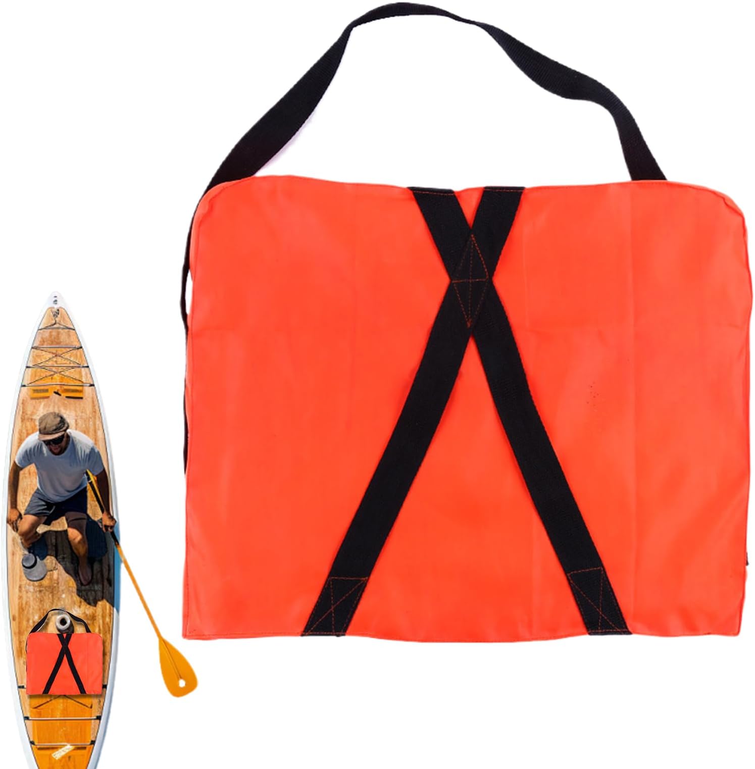 Boat Throwable Flotation Device - Kayak Safety Supplies | Boating Safety Float | Lifesaving Cushion for Fishermen Kayakers Water Sports Rescue Teams Lake Sailing Clubs Poolside Dock