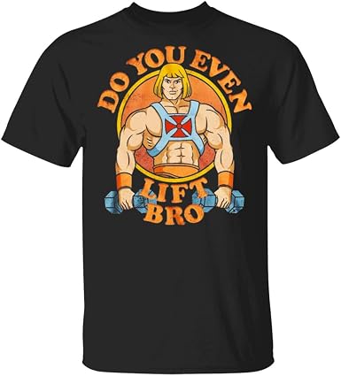 Even Lift Bro He-Man T-Shirt for Men 