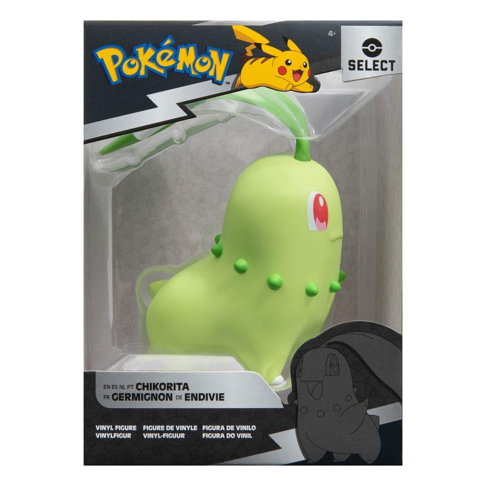 Pokemon Vinyl Figure Chikorita - 4" Tall - Series 4