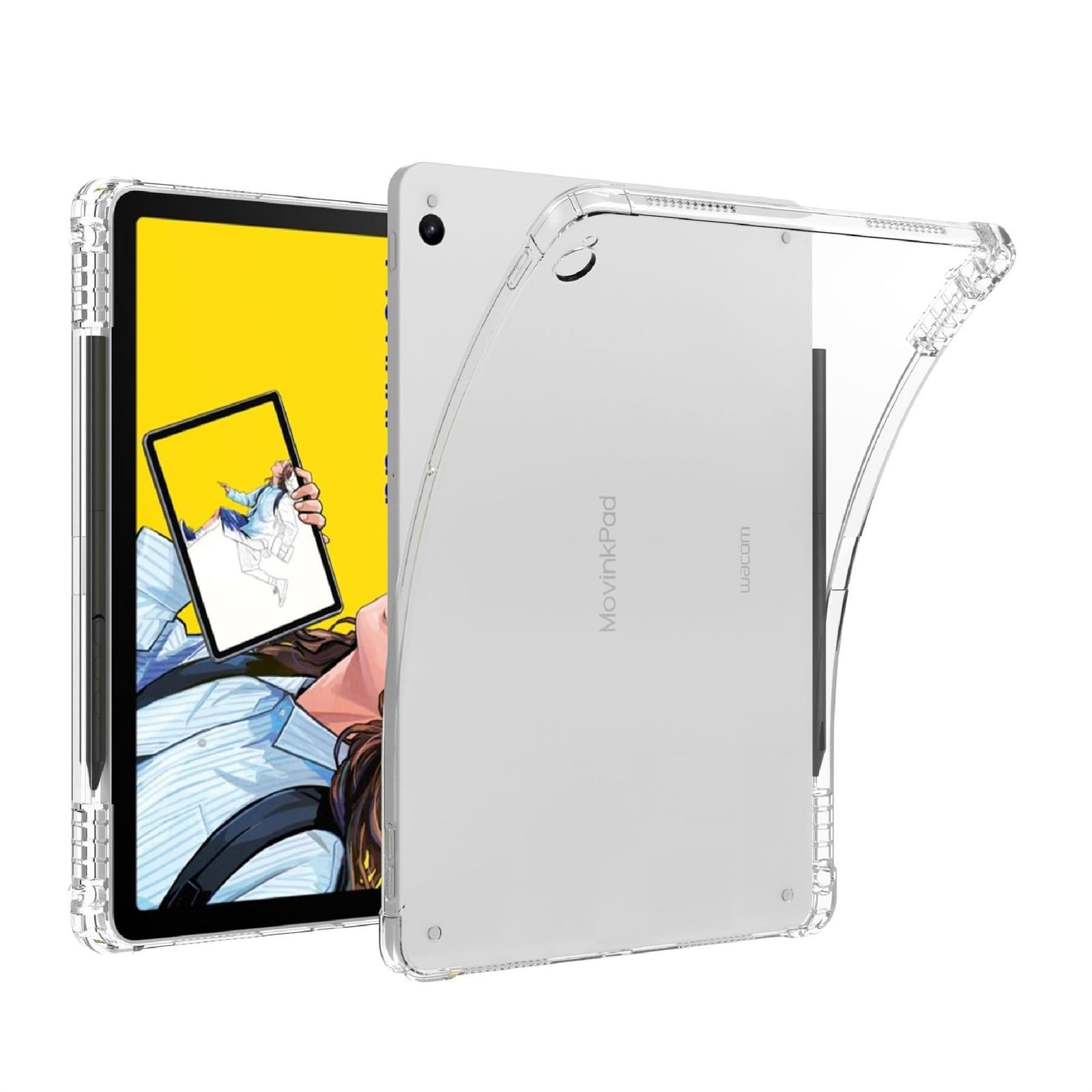 QJONSIU Clear Case Compatible with Wacom MovinkPad 11, Airbag