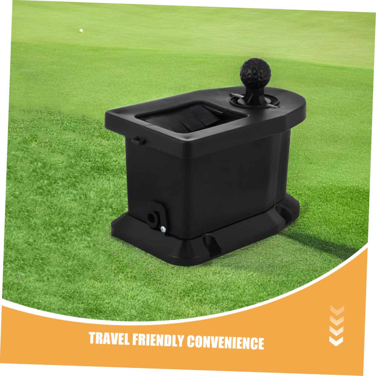 Gatuida Limpiador de Golf Manual para Palos y Bolas, Negro