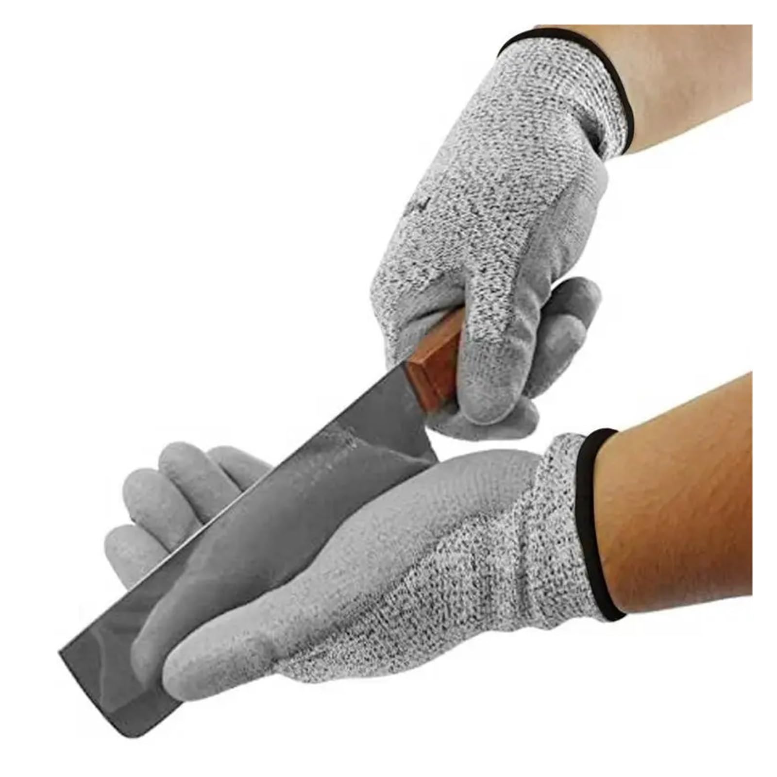 Guantes de Seguridad anticorte Guantes de Seguridad anticortes de Nivel 5, Guantes de Alta Resistencia for Industria, Cocina, jardinería, antiarañazos, Corte de Vidrio, Multiusos(M)