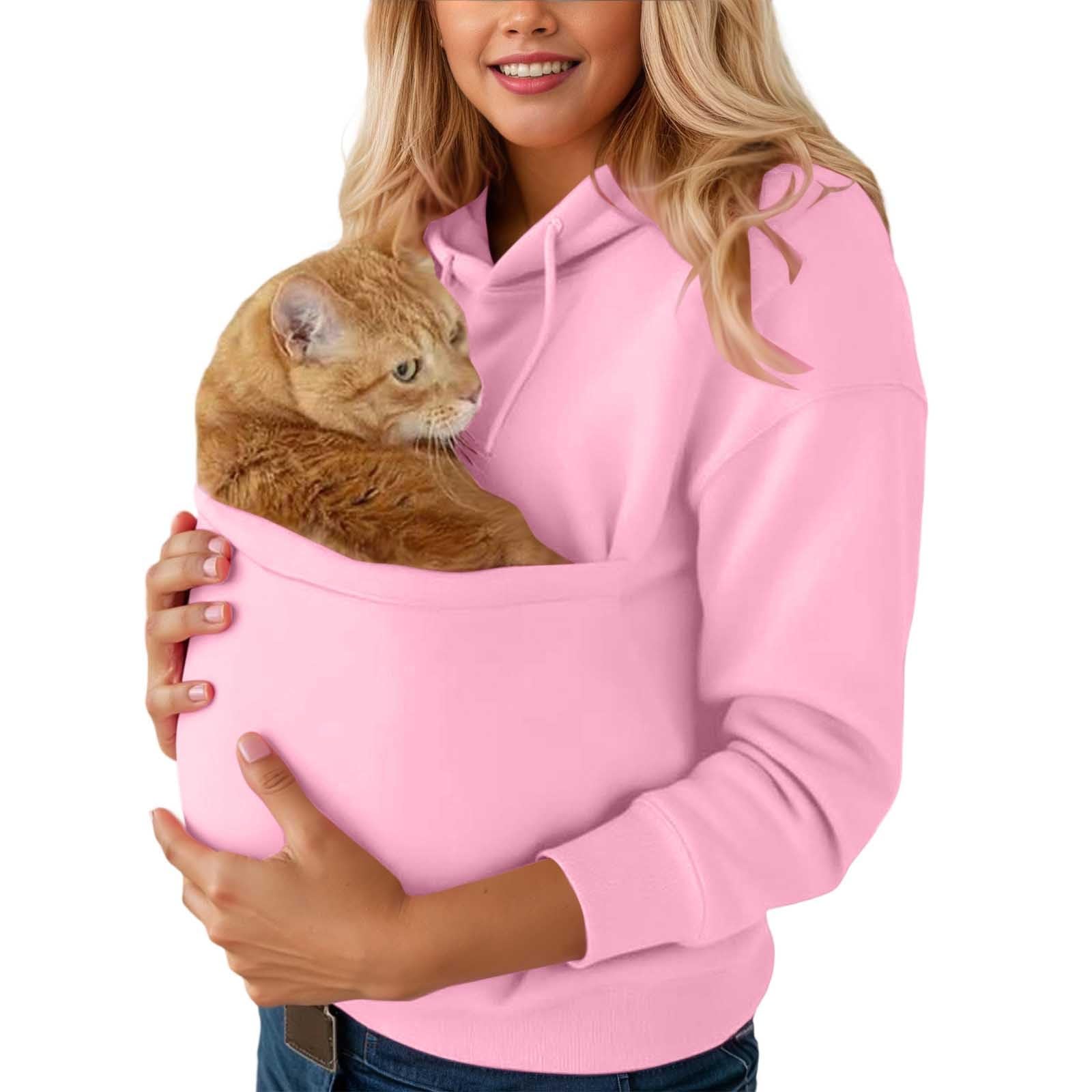 Sweat à capuche avec poche pour animaux idéal pour cocooning hivernal