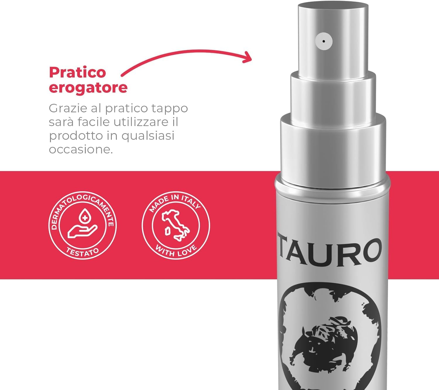 Tauro Extra Power - Ritardante Intimo per Uomo 5ML - 3 PEZZI