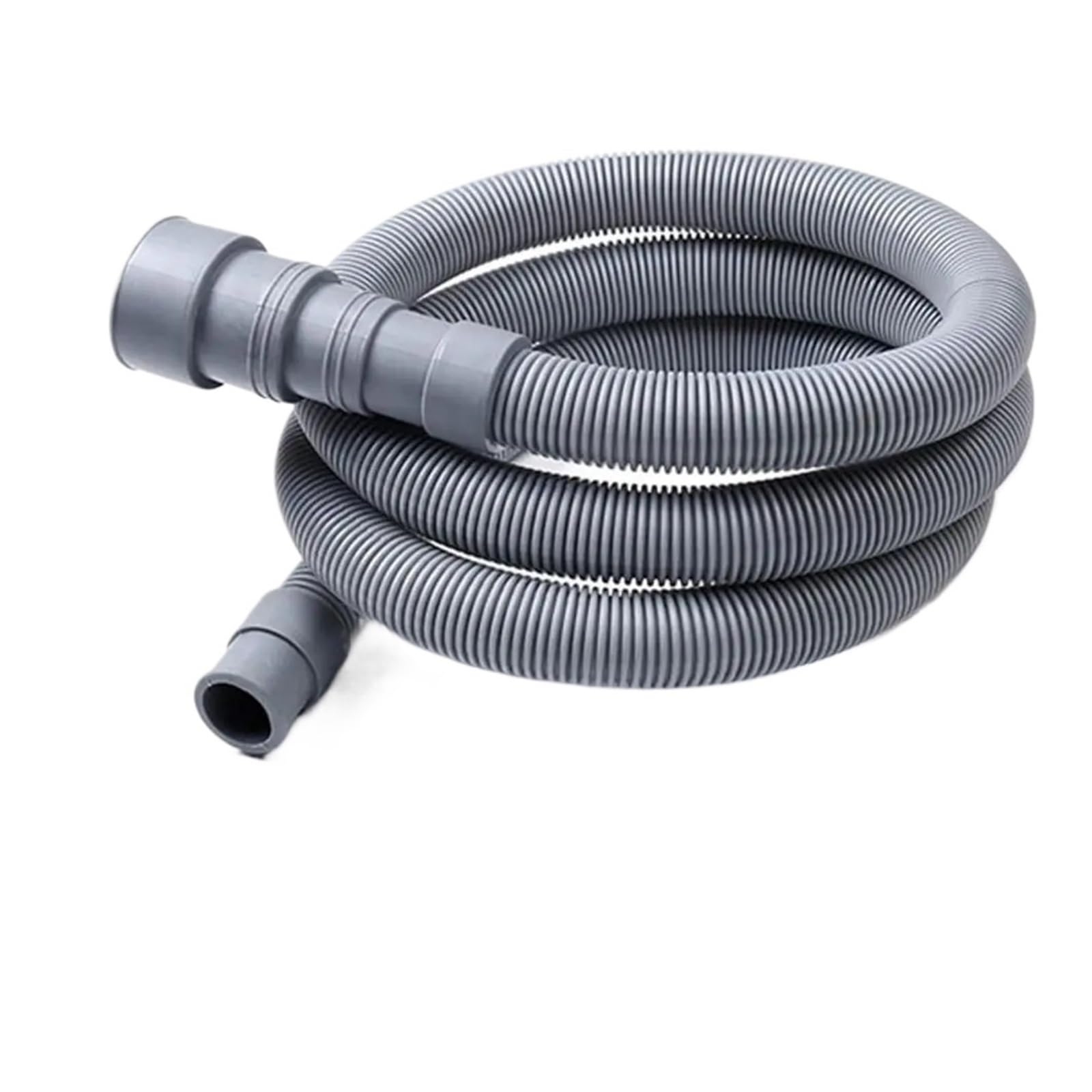 Tubo di scarico della lavatrice, Tubo di scarico universale for lavatrice - drenaggio flessibile grigio(0.8m)