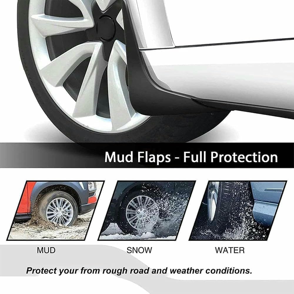 4 Pcs Splash Guards Wheel Mudflaps for Land Rover for Range Rove Vogue 2006-2012 Car Front Rear Rubber Splash Guards