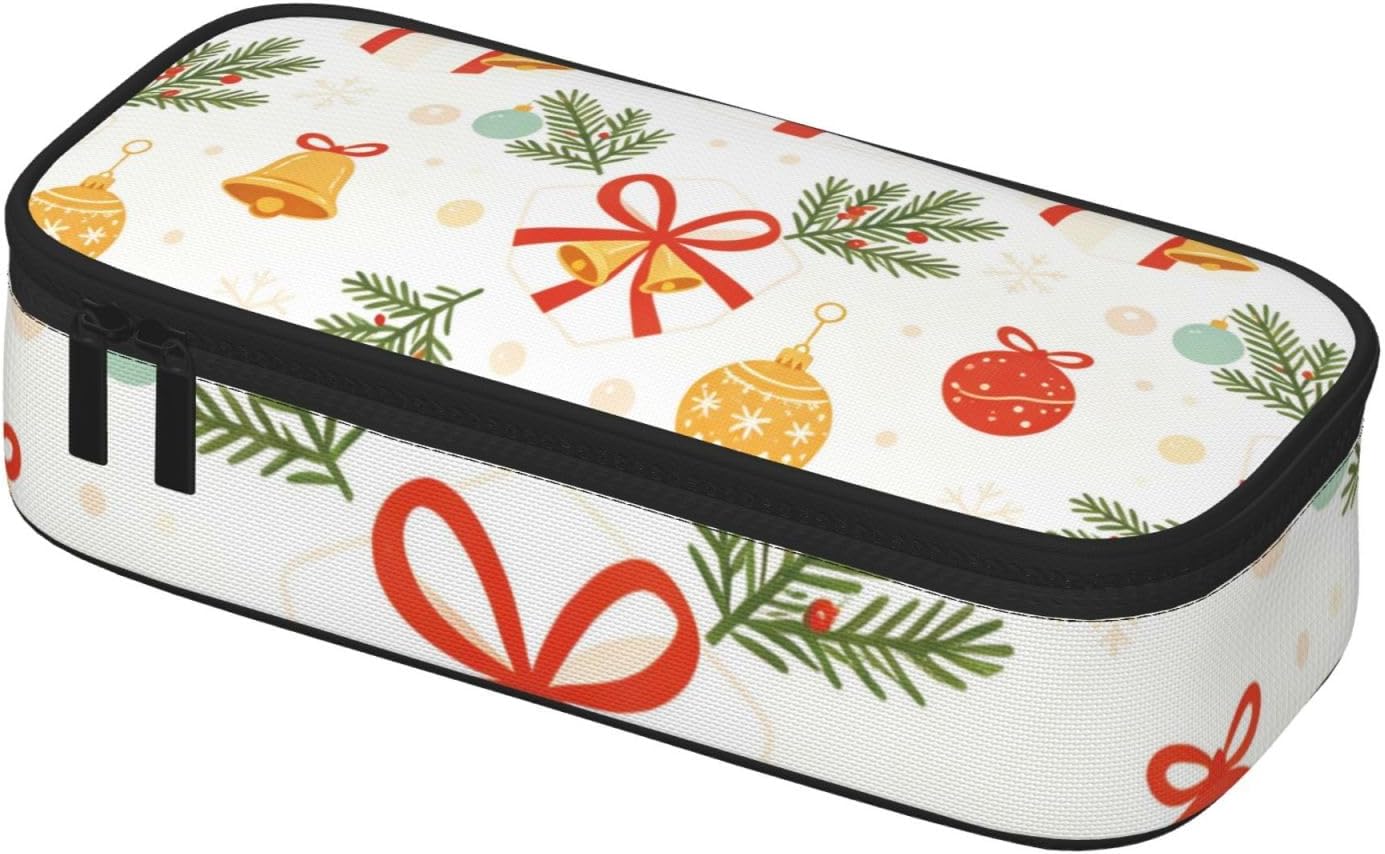 Christmas Bell Gift Full-print Multifunctional Pen Organizer Storage Pouch image 2