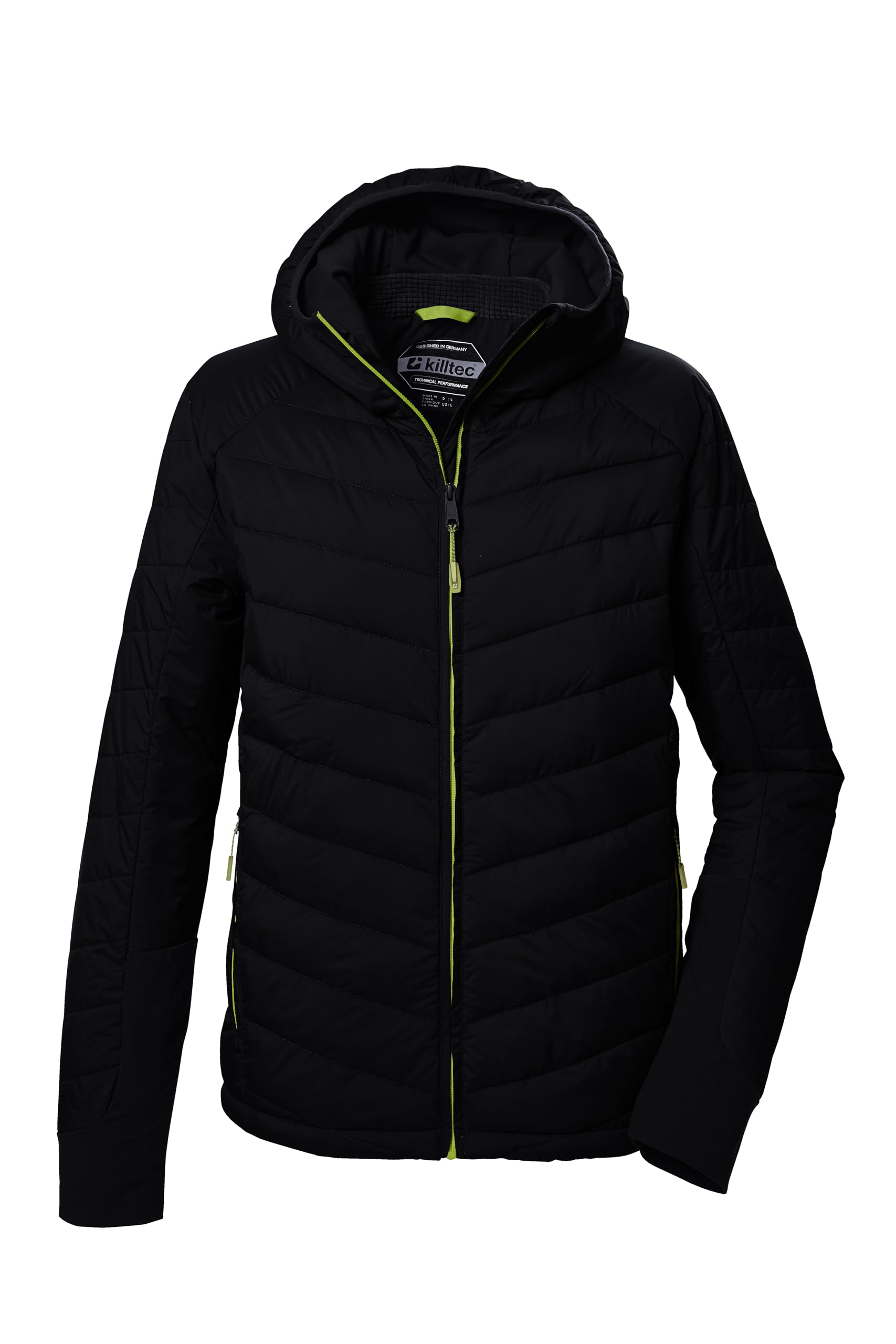 Killtec Herren Kow 13 Mn Qltd Jckt Skijacke/Funktionsjacke in Daunenoptik mit Kapuze und Schneefang