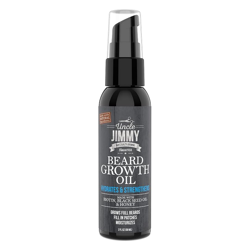 Óleo para Barba Uncle Jimmy com Biotina, 60 mL