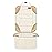 Siivton Car Seat Protector for Child Car Seats, Waterproof 600D Fabric Car Seat Cover, Non-Slip Backing, Thick Padding, Mesh Pockets for Storage, Protects Leather & Fabric Upholstery (Off-White)