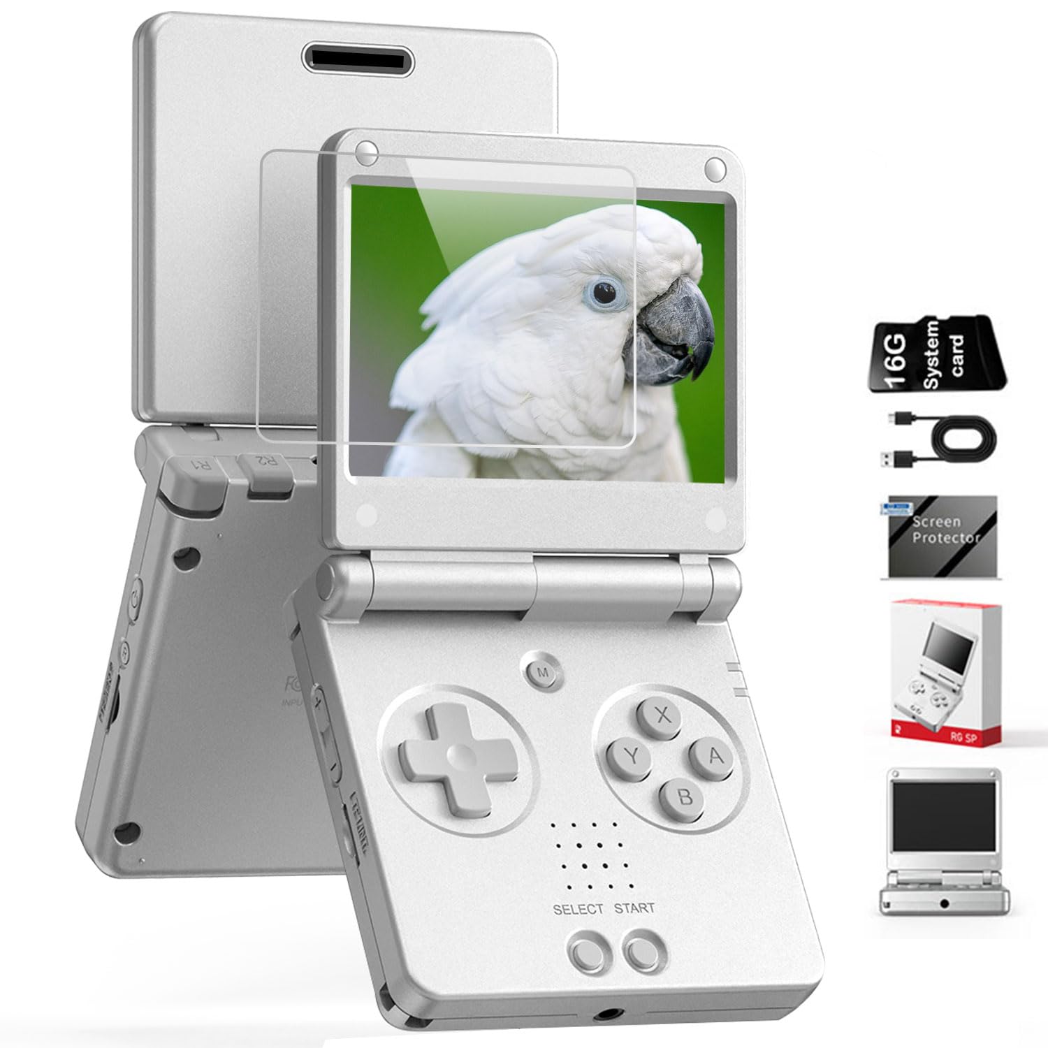 RGSP - Consola de juegos retro con pantalla de 3.4 pulgadas
