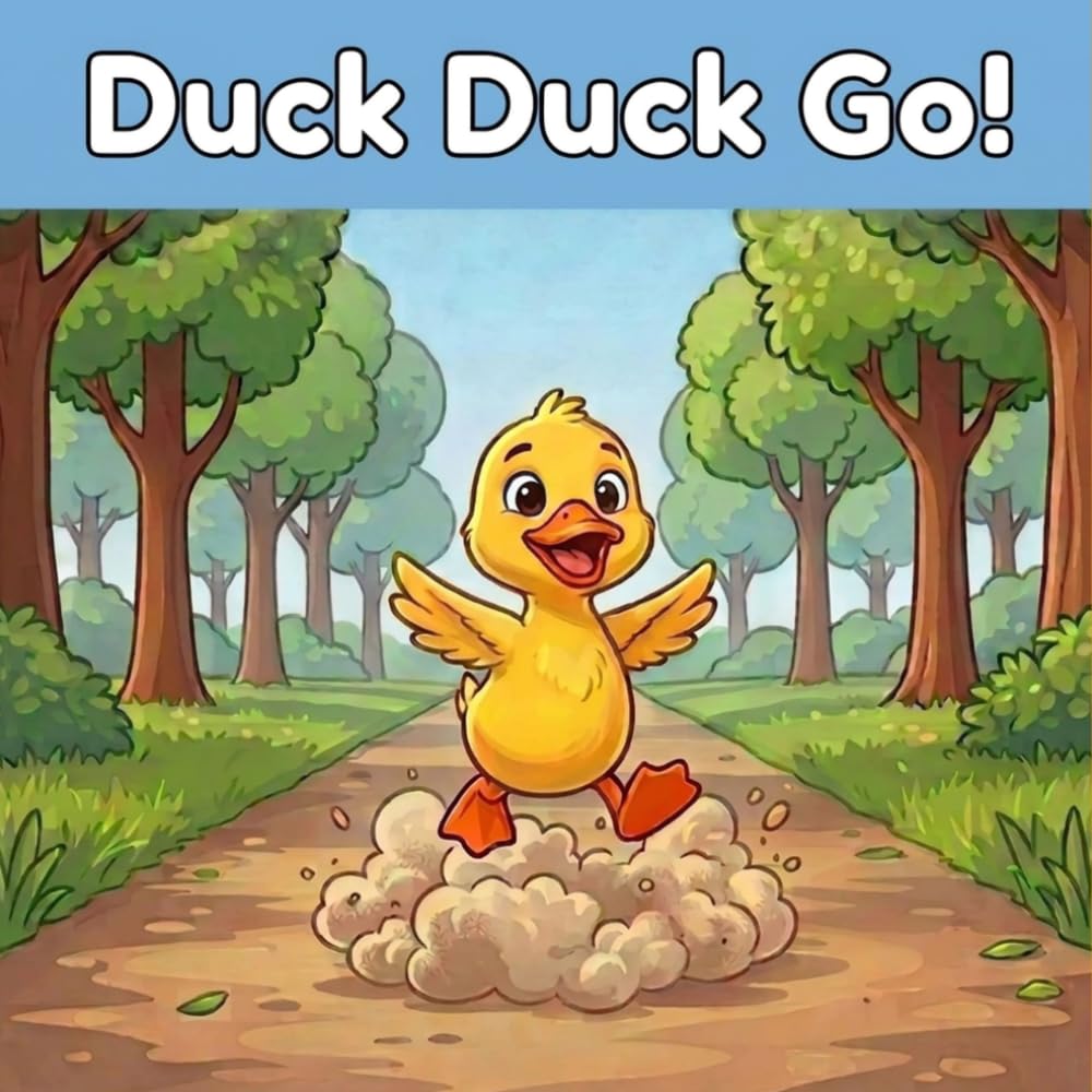 Duck Duck Go!: A delightful journey of a young duck discovering the beauty of slowing down and appreciating small moment
