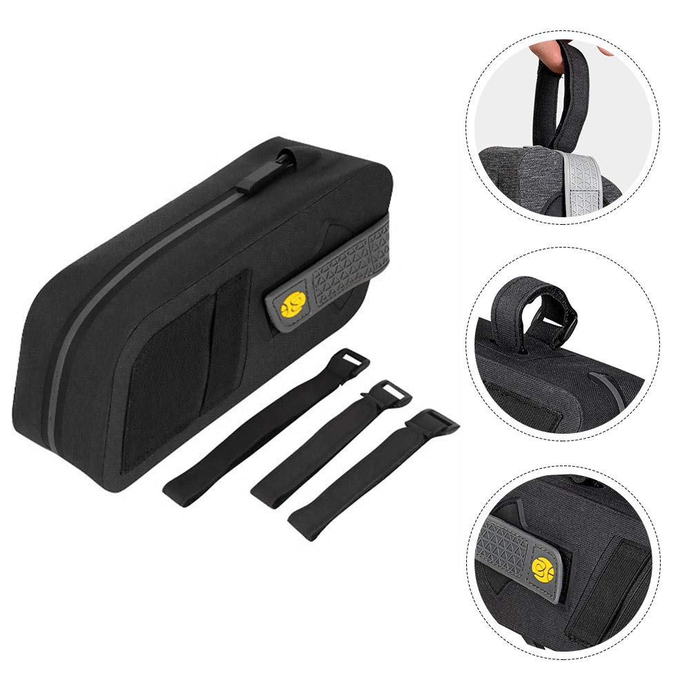 BESPORTBLE Bike Saddle Bag Bicycle Bag - Straps on Bike Bag under Seat Pouch Pack Bicycle Accessories Bag,Water Proof Bicycle Seat Bag with Reflective Tape