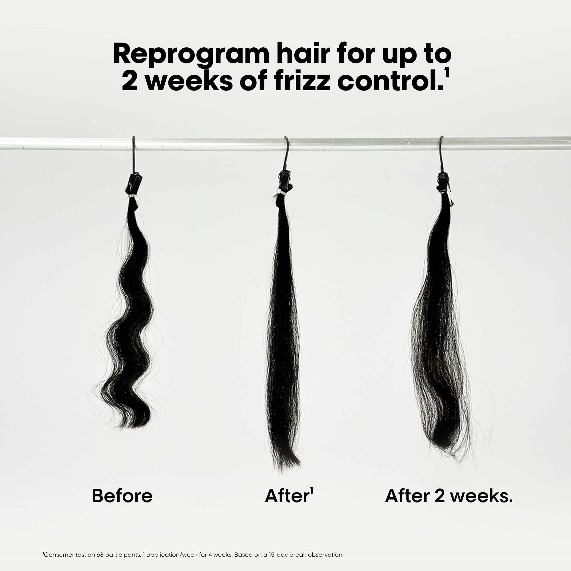L'OREAL PROFESSIONNEL - Routine Disciplinante Keratin Alpha Sleek - Shampoing + Soin Cheveux Transformatif Lissant - 2 Semaines d'Anti-Frisottis - Lissage Longue Durée - Technologie Brevetée