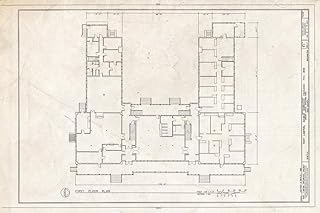 Historic Pictoric : Blueprint HABS WASH,17-SEAT,1-F- (Sheet 2 of 4) - Fort Lawton, Double Barracks, Discovery Park, Seattle, King County, WA 24in x 16in