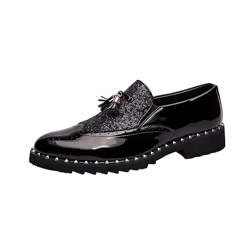 Chaussures pour Homme avec Pompon décoratif et détails Scintillants, pour