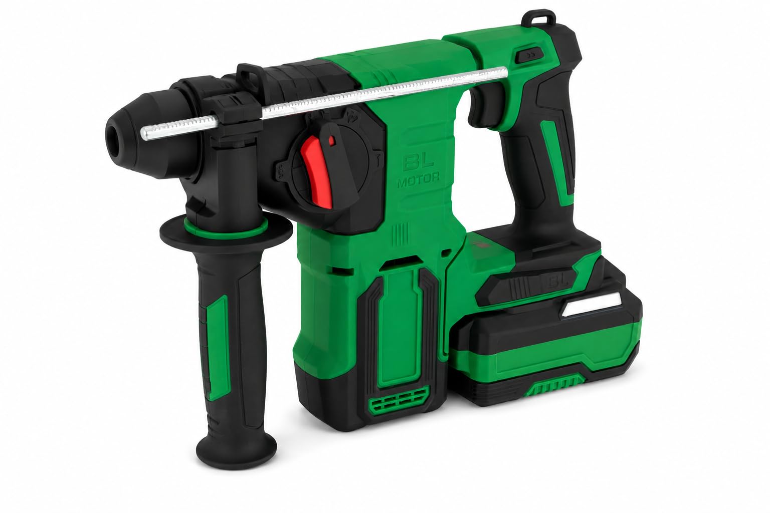 PROWORK RB-BH24A Martello Perforatore Brushless 18V SDS-Plus, 2,2 J, 5500 Colpi/min, 2 Batterie 4.0Ah, 3 Modalità di Lavoro, Valigetta Professionale Inclusa