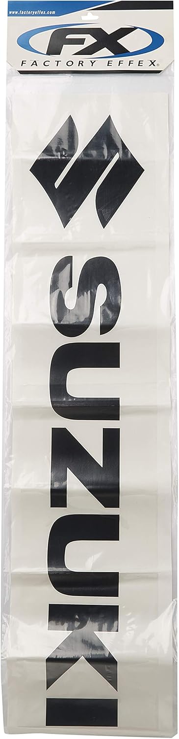Factory Effex 08-94416 Black 5' (Suzuki) Die-Cut Sticker