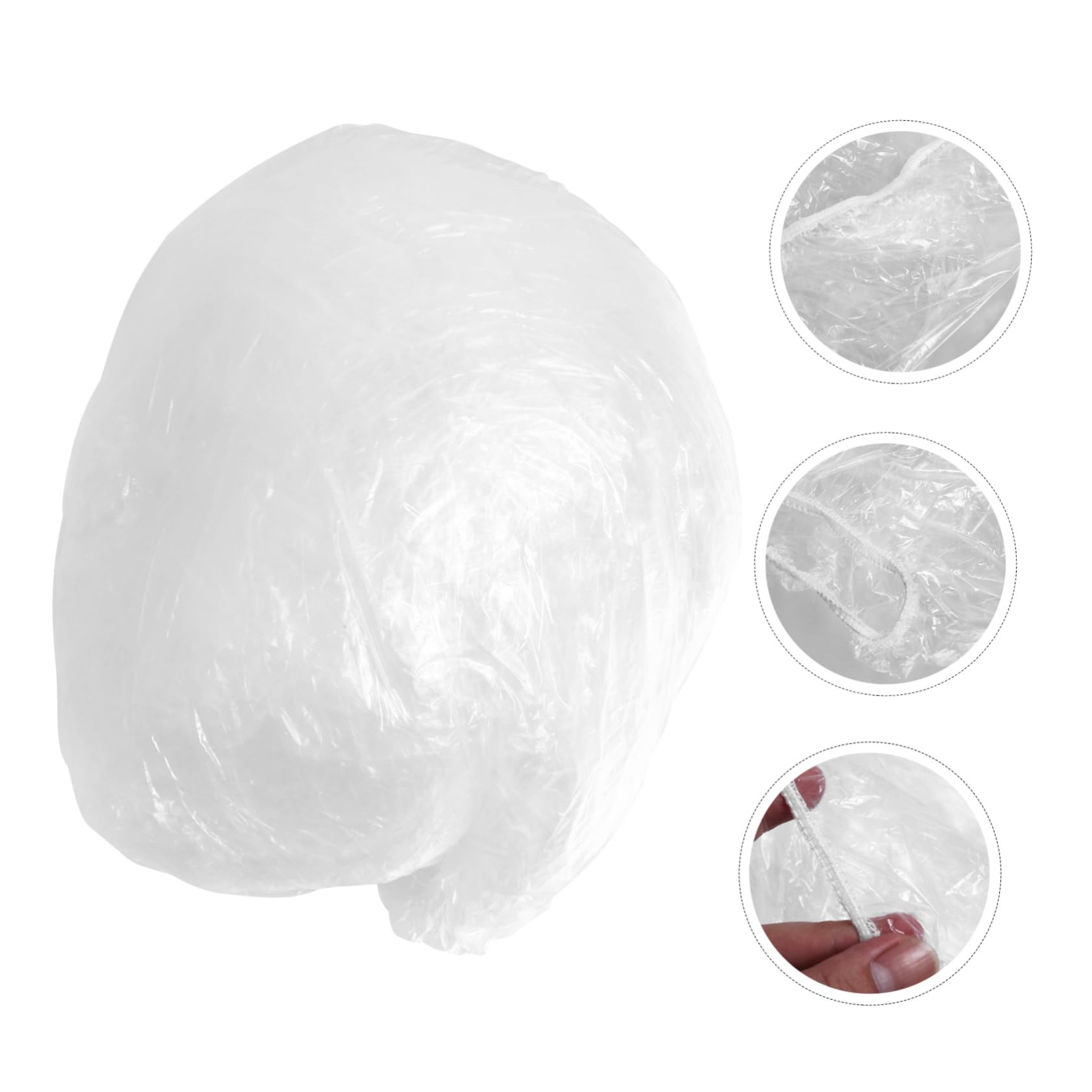 PRETYZOOM Disposable Waterproof Car Cover PE Plastic Protective Cover for Car Models Dustproof and Rain Resistant Universal Fit — view 5