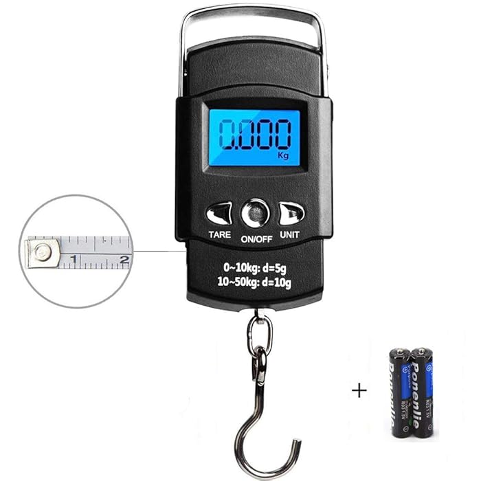 Buy Gonoker Digital Fishing Scale 110lb/50kg, Hanging Scale Portable