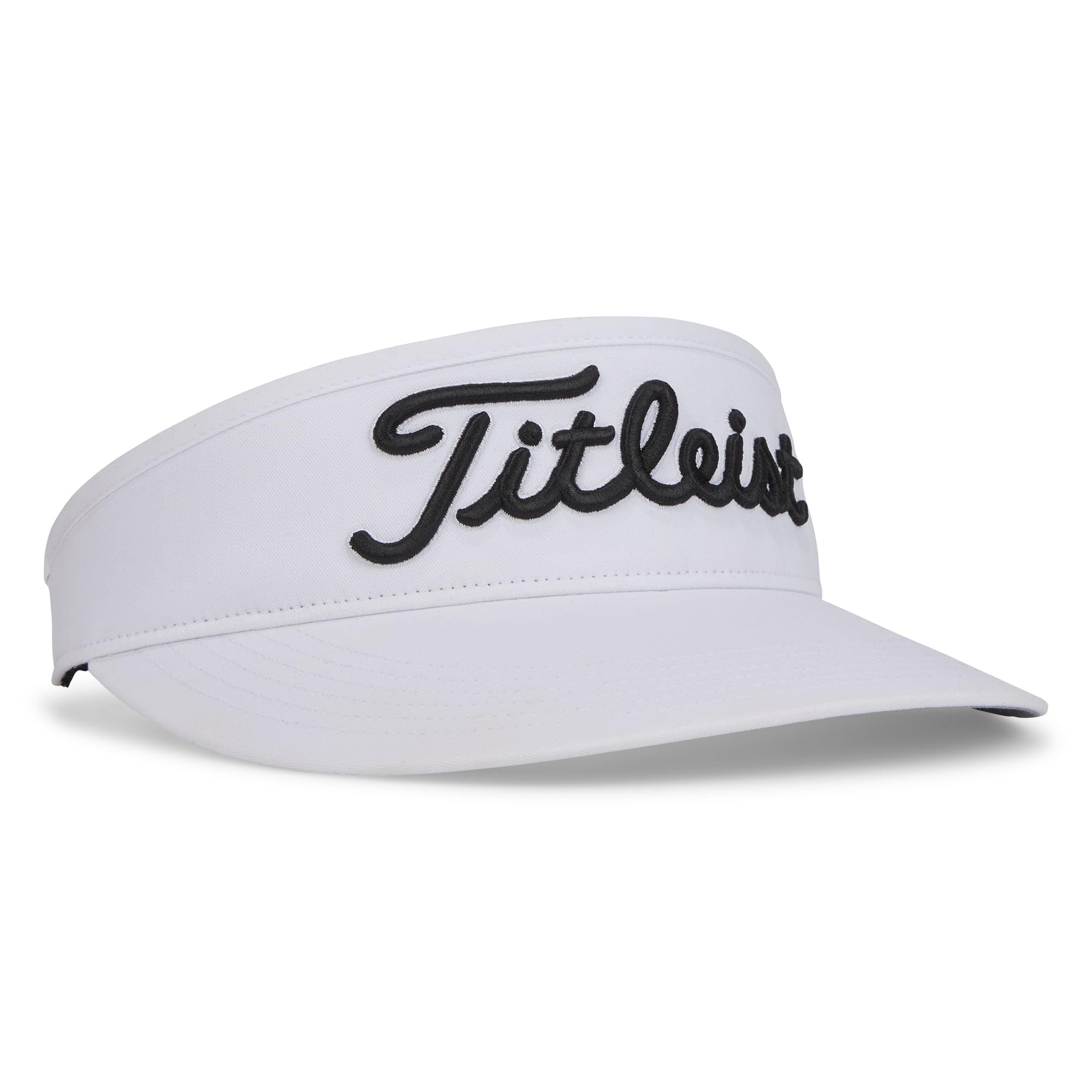 Titleist Men's Standard Players Classic Visor, White/Black, One Size
