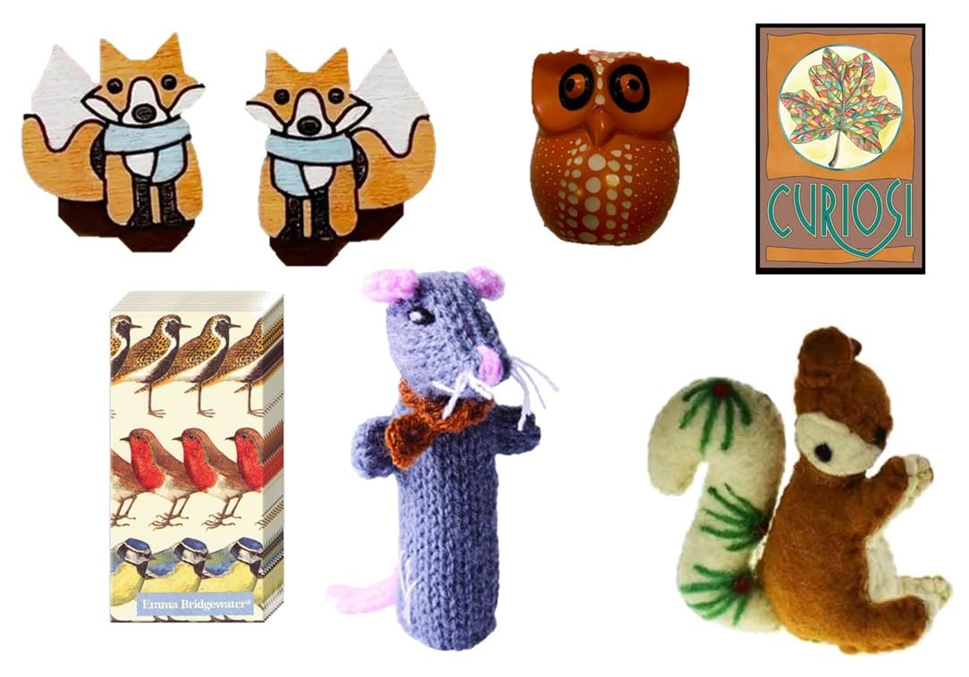 Crackers Ltd Family Size Large Selection Box of Christmas Crackers - with woodland animal themed gifts, Multicolor - Image 2