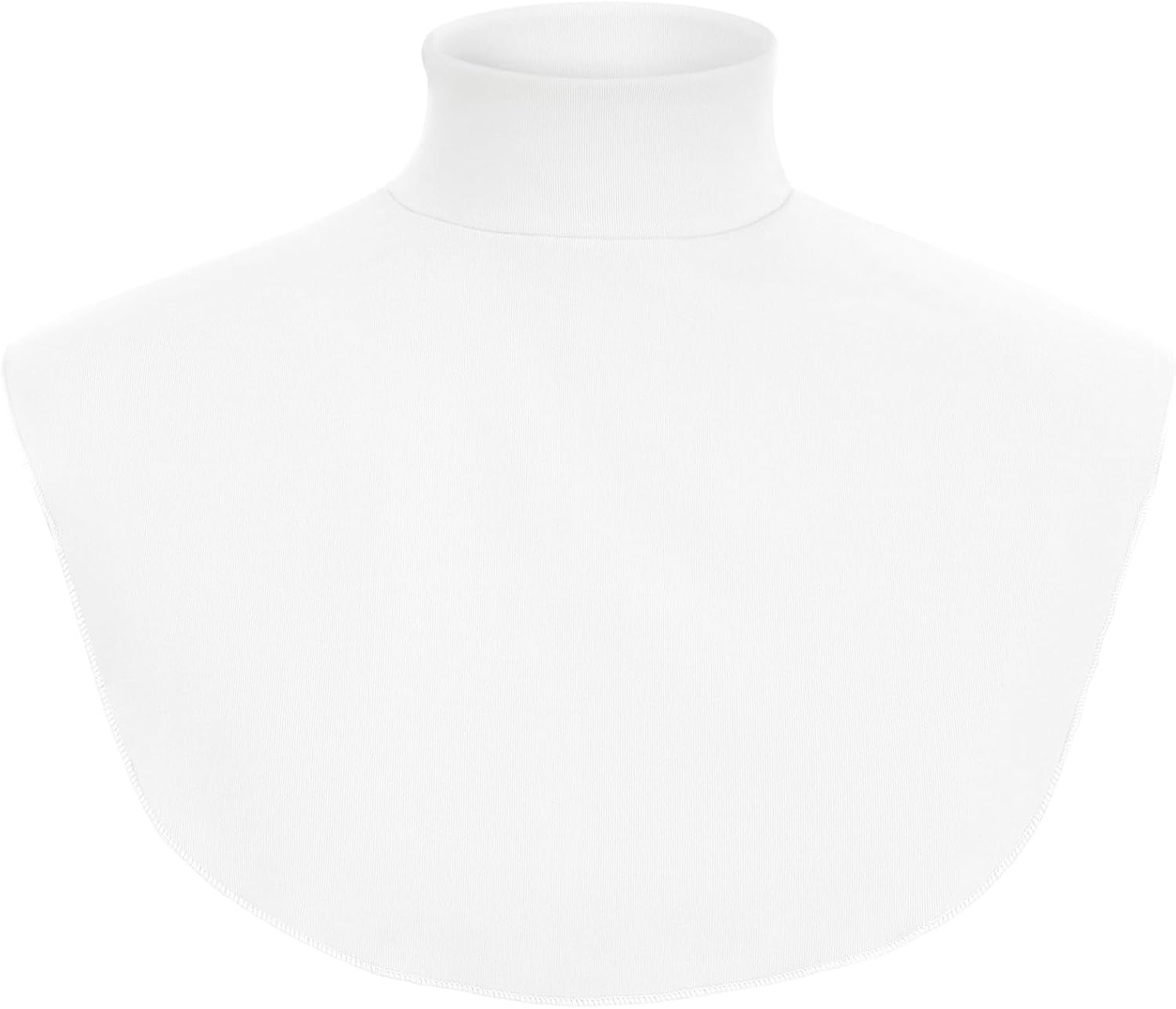 1 Pcs Extra Large Fake Turtleneck Dickey Detachable Turtleneck Collar Cotton Half Mock Turtlenecks for Men and Women