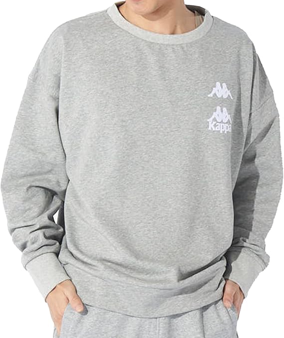 Amazon.co.jp: [カッパ] スウェット フロントロゴ クルーネック