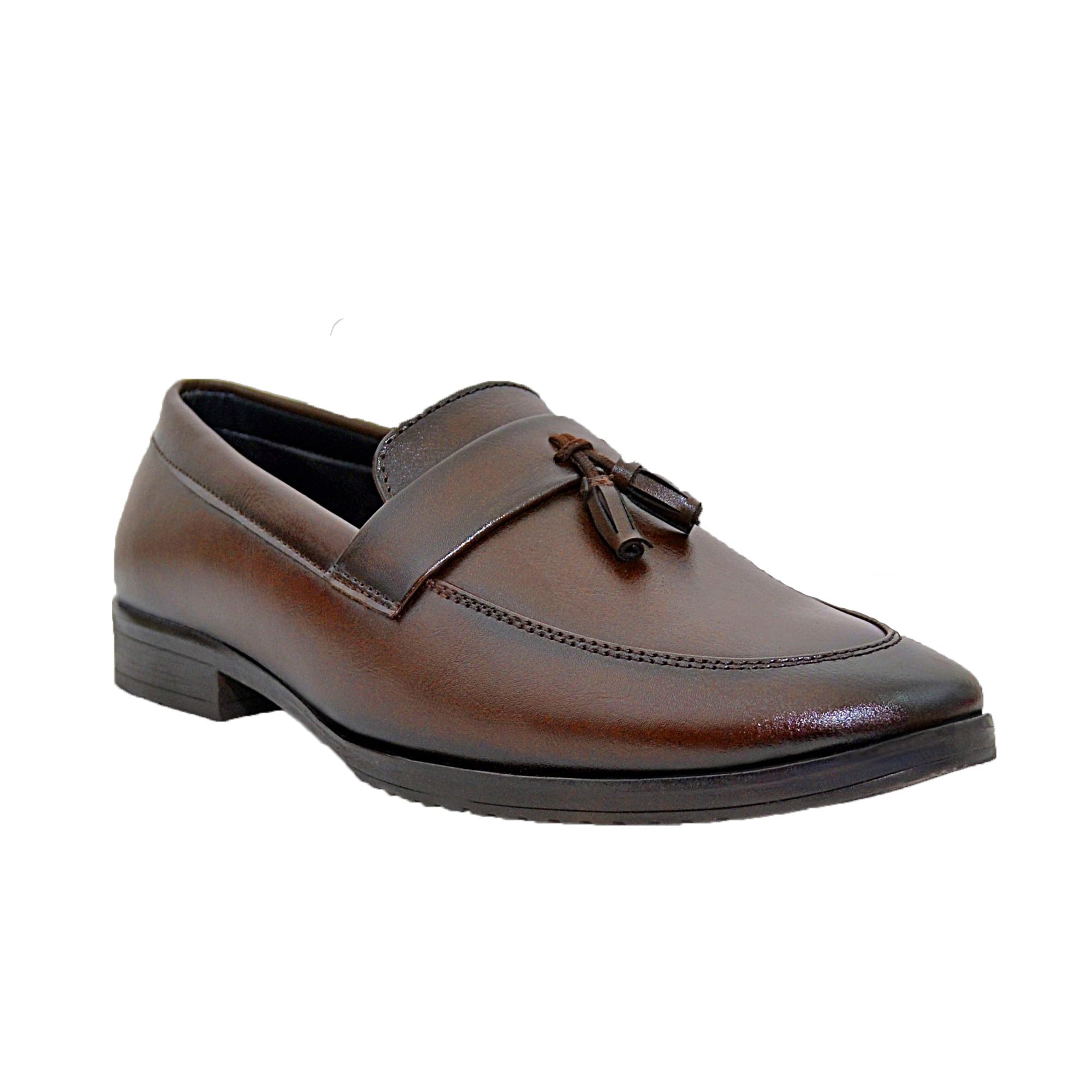 dusk n dazzling Leather Tassel Loafers Stylish Loafers for Man, Classic Leather Shoes for Men Without Laces, Formal & Office Wear Men’s Slip-On Shoes-picture-33