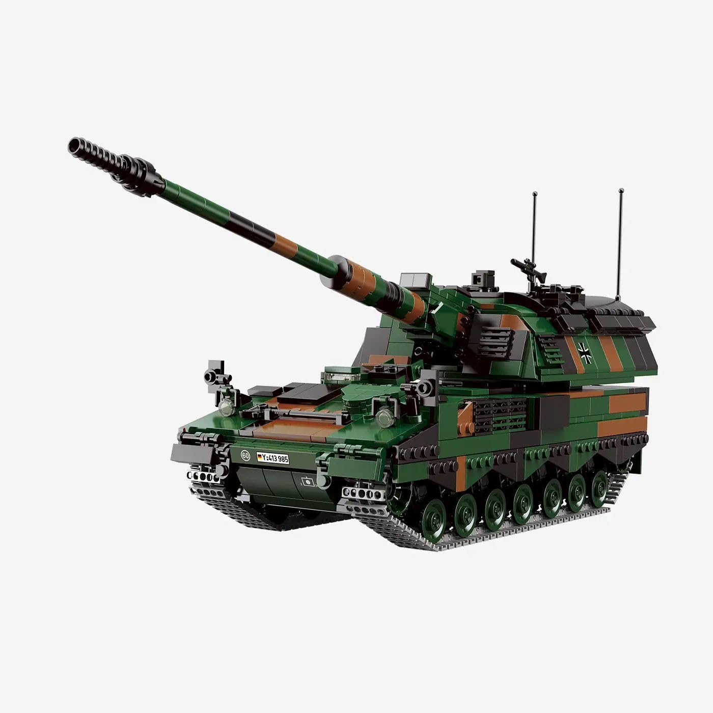 BlueBrixx Panzerhaubitze 2000 Bundeswehr, 1388 Teile, Displaymodell