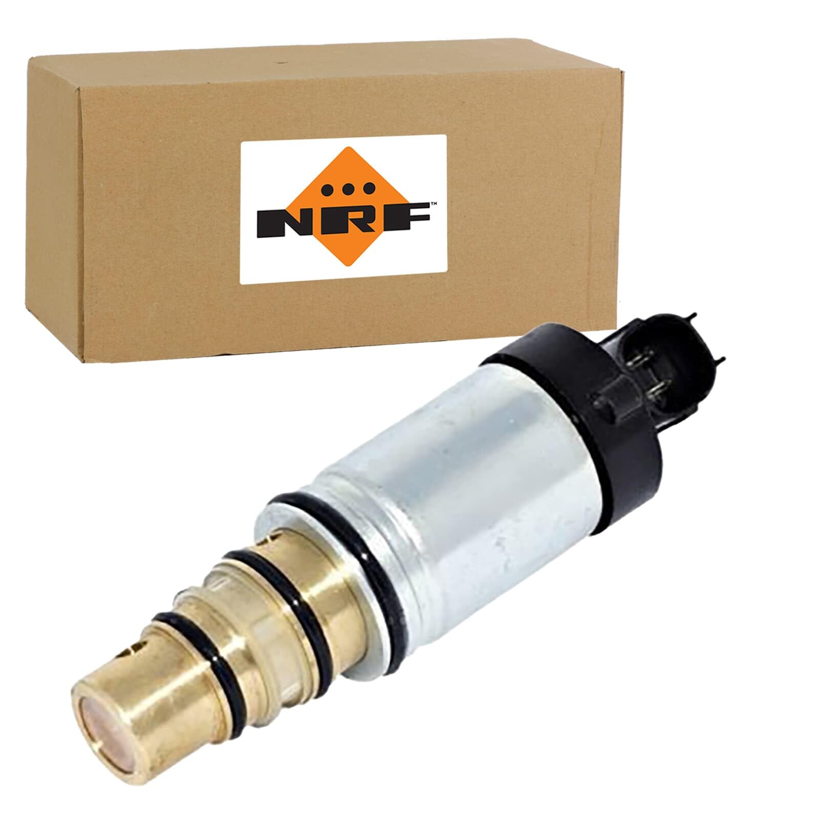 NRF Vanne de régulation, compresseur 38629 | Compatible avec: BMW 3, 5, 7, 8 Cabriolet, 8 Coupe, 8 Gran Coupe, X5, X6, X7, FORD FOCUS II Kasten/Kombi, FOCUS III, KA
