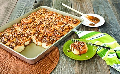 Nordic Ware Naturals Aluminum NonStick High-Side Sheet Cake Pan - Thumbnail 3