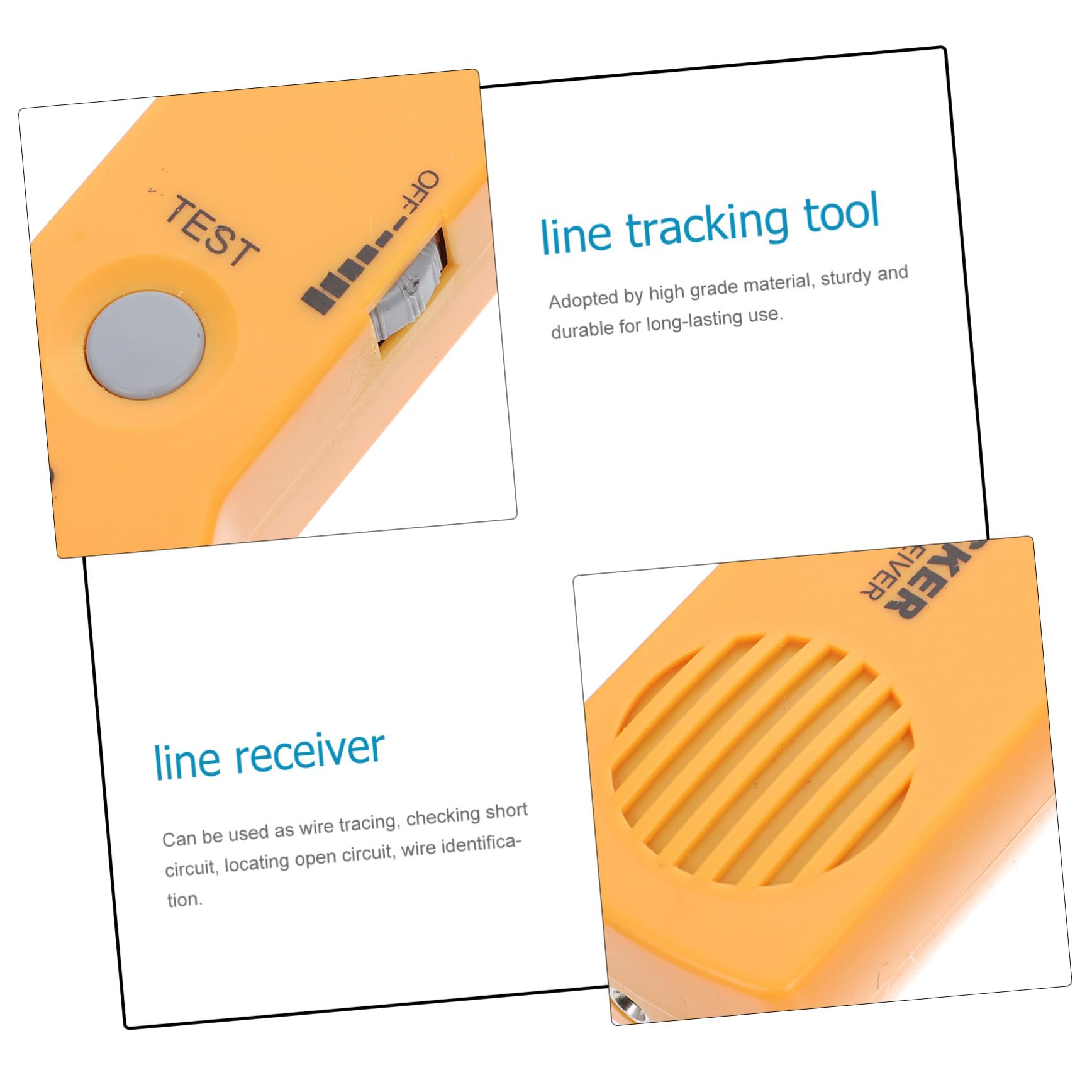 Buscacables Profesional para Teléfono y Comprobador de Circuito y Abierto Localizador de Cables con Función de Identificación Rápida Práctico y Duradero para Técnicos y