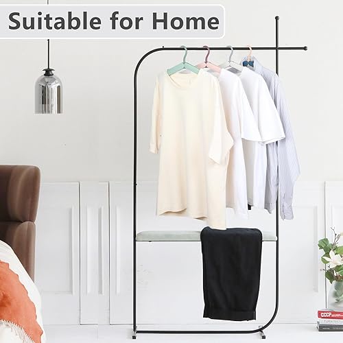 Miniatura 5 de AseiTaku 4 perchas plegables de viaje, colgador de ropa portátil con clips, perchas plegables plegables para el hogar y viajes de negocios