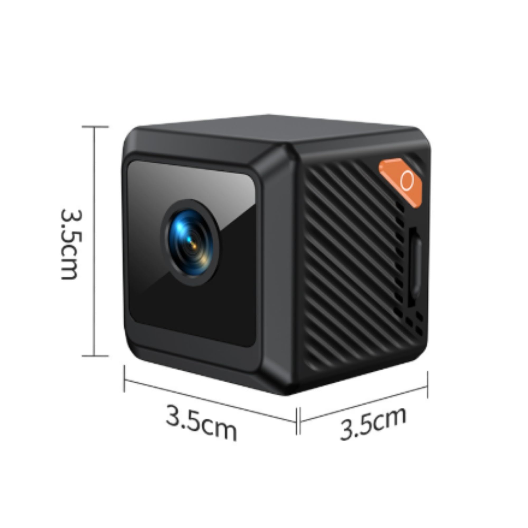 Mini caméra espion sans fil avec microphone intégré, 4K HD 1080P, vision nocturne, détection de mouvement et réduction du bruit 2D - Caméras de sécurité intérieures - Caméra espion avec batterie