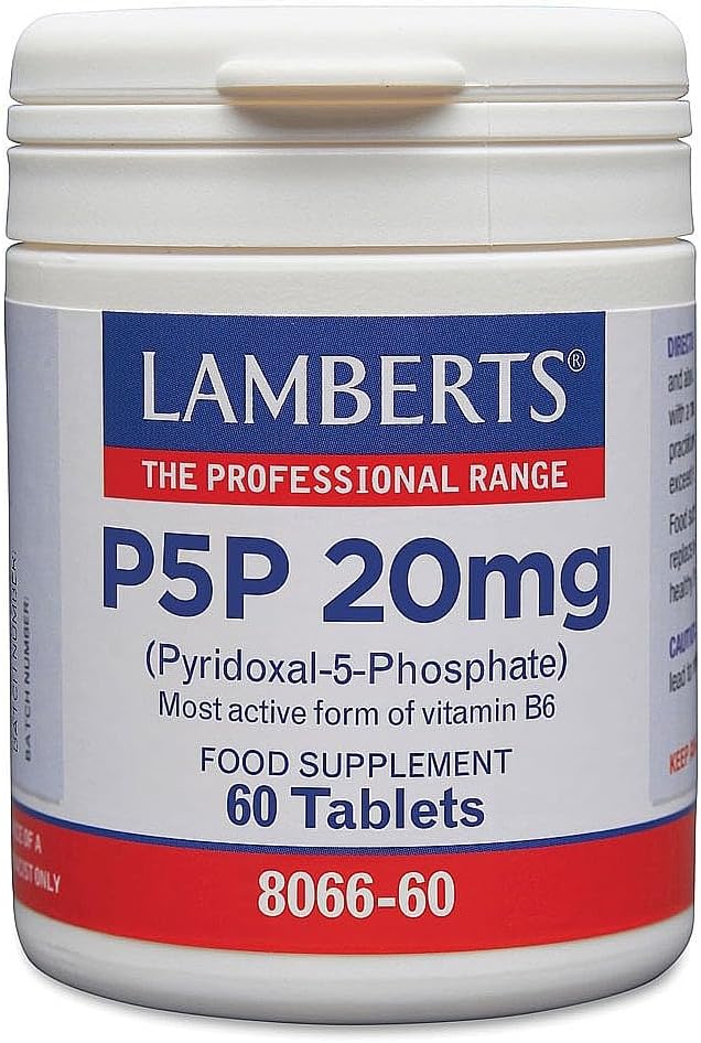 Lamberts P5P 20mg – 60 Vegan Tablets