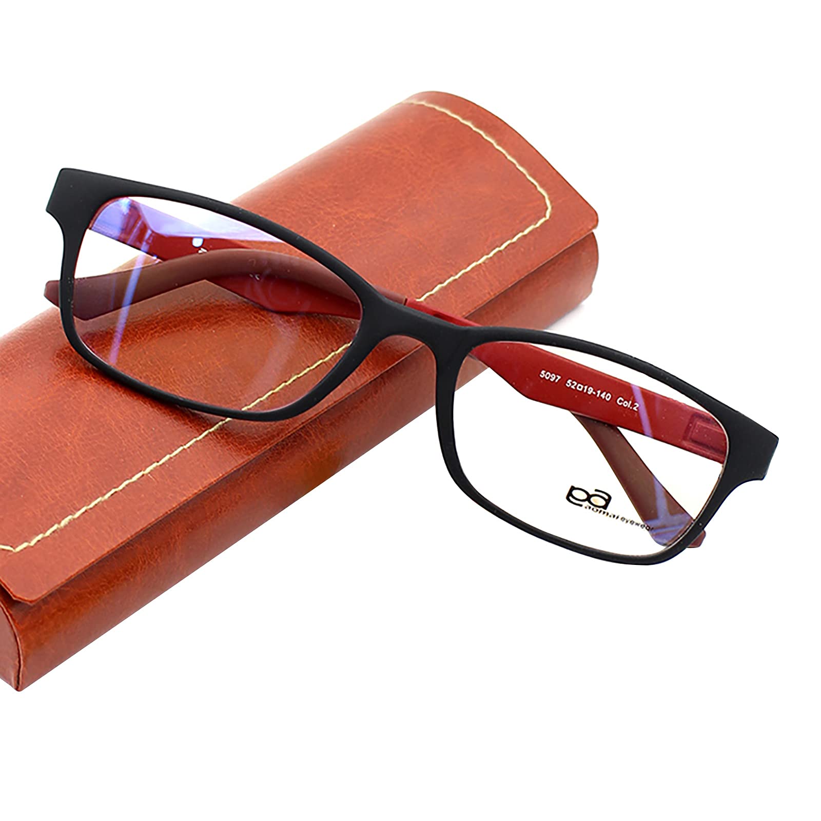 Vintage okulary do czytania z filtrem niebieskiego światła, unisex, prostokątne, lekkie, niepolaryzowane, okulary do czytania / komputera, zawiasy sprężynowe (+2,5)