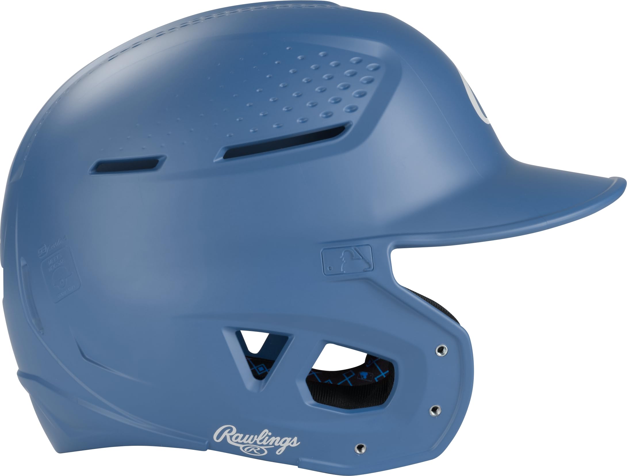 Rawlings Casco de bateo de béisbol RX2 Series | Mate | Senior | Azul Columbia