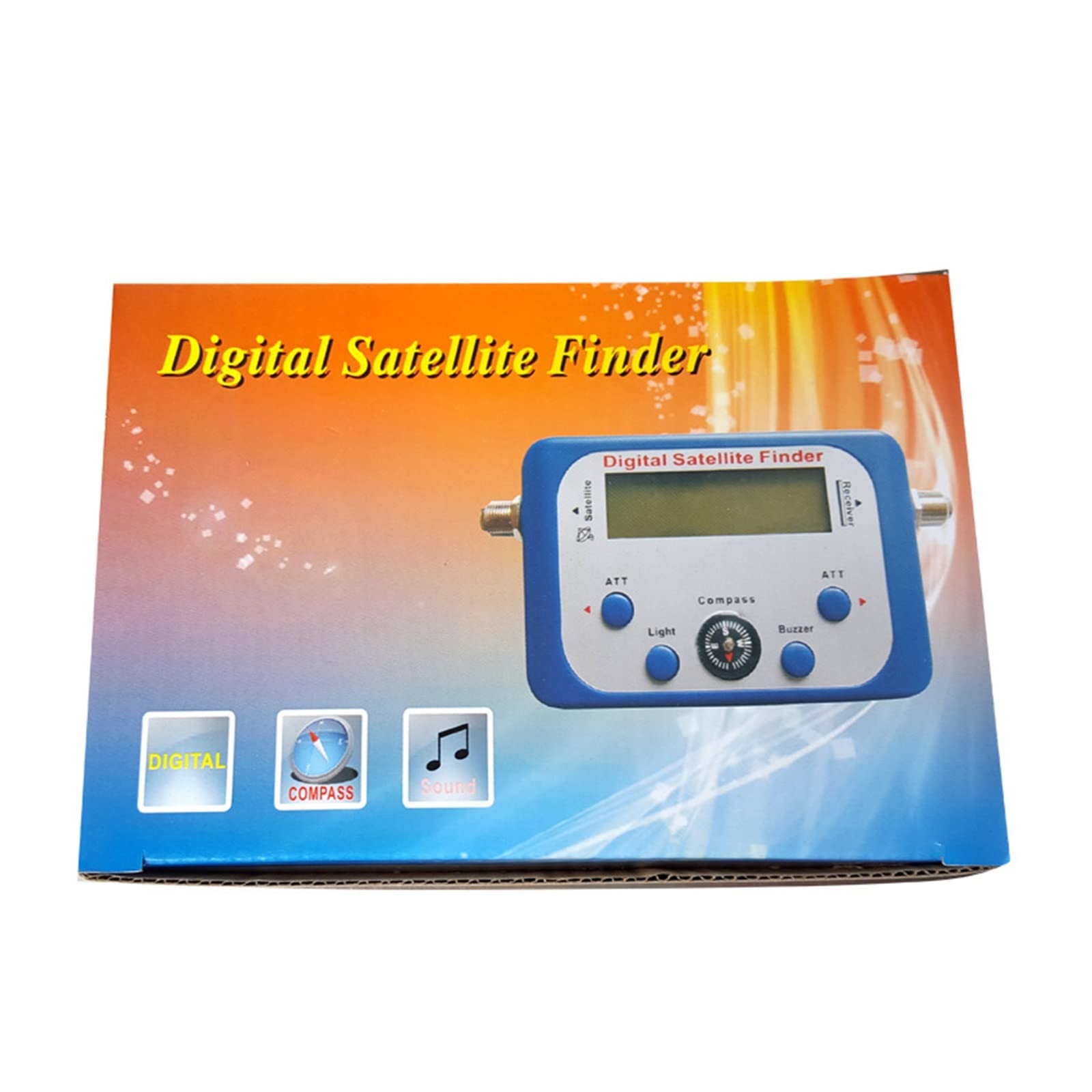 Cercatore satellitare, Trova Segnale TV Con Display Satellitare Digitale Misuratore SF-95DR,Misurazione del segnale