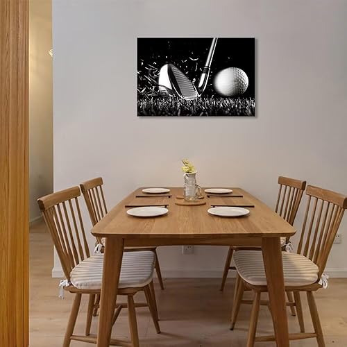 Vista 236 de chenchenArt Arte de pared de campo de golf de Estados Unidos, TPC, Sawgrass Golf Course, impresiones en lienzo, decoración de pared de golf para Rojo