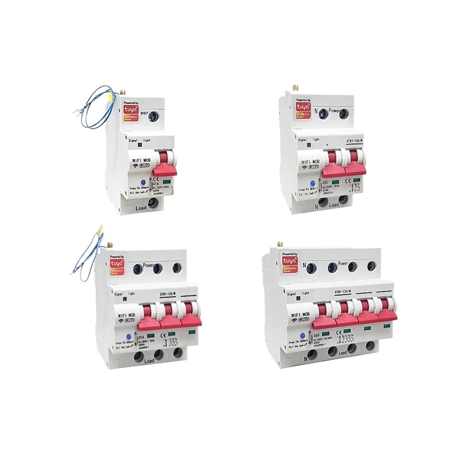 TYEXCZARF 1PCS Circuit Breaker Timer Interruptor 1P-4P(63A)