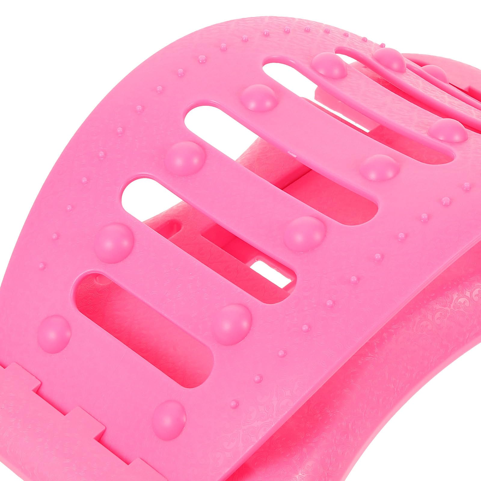 Rückenbogenstrecker mit Verstellbarem Design Lordosenstütze aus Ergonomischem Kunststoff Taillen Stretching Gerät für Effektive Rückenschmerzlinderung und Muskelentspannung bei