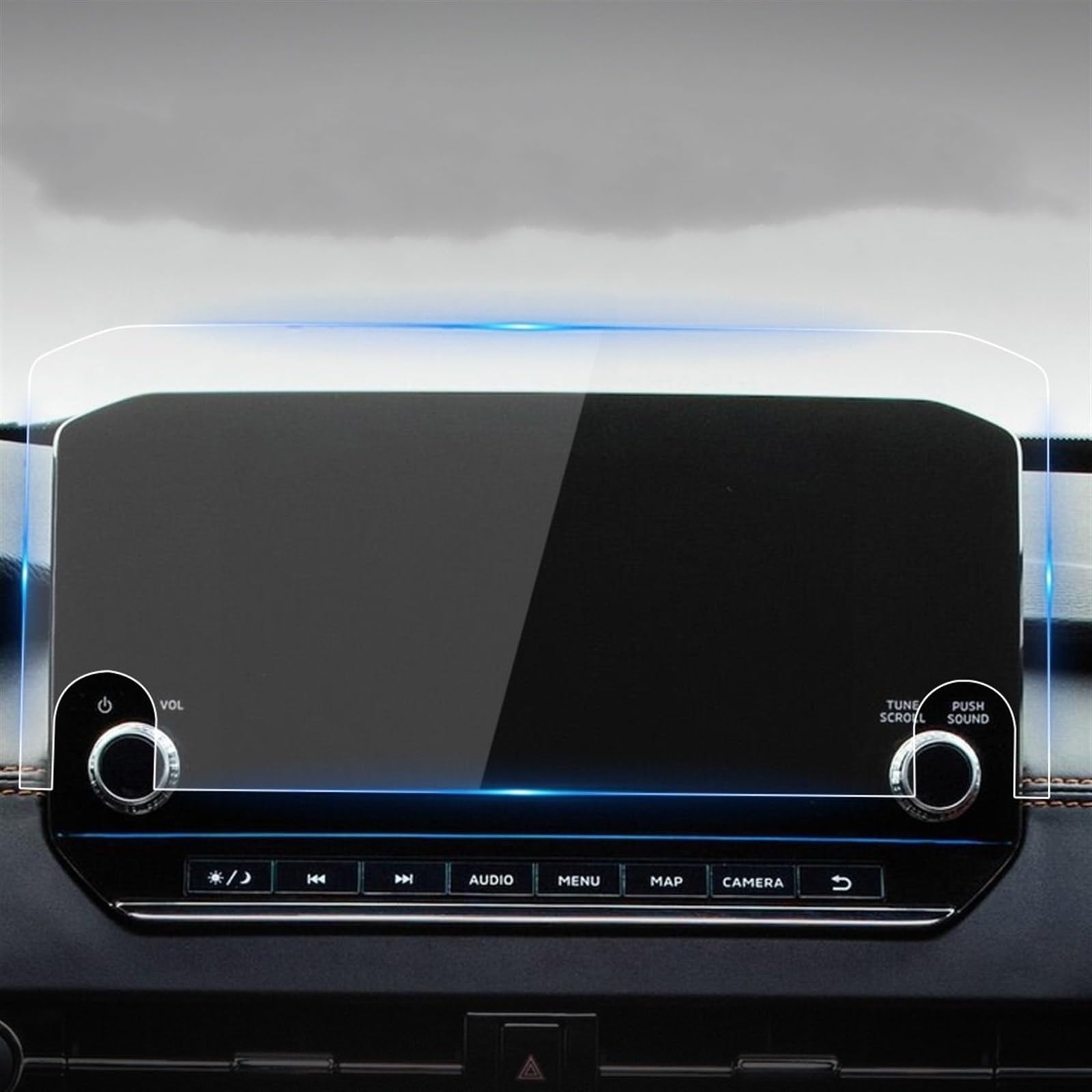 Compatibile con Mitsubishi Outlander 2018-2023, Pellicola Protettiva in Vetro temperato per Console, navigatore Auto HD (Colore: 21-23 HD)