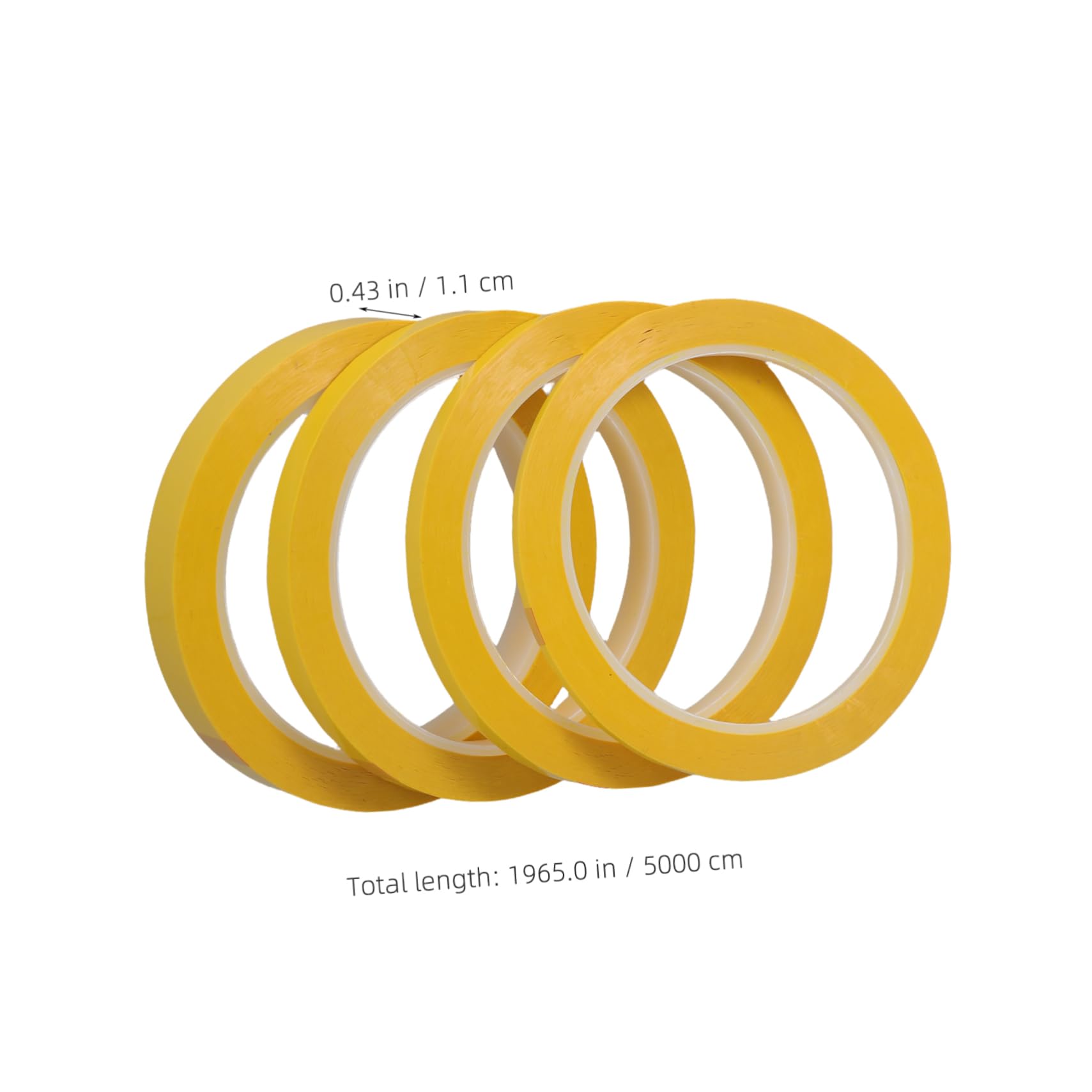 VILLCASE Electrical Insulation Tape Whiteboard Craft Adhesive Heat-Resistant Multi-use Masking Tape for Office