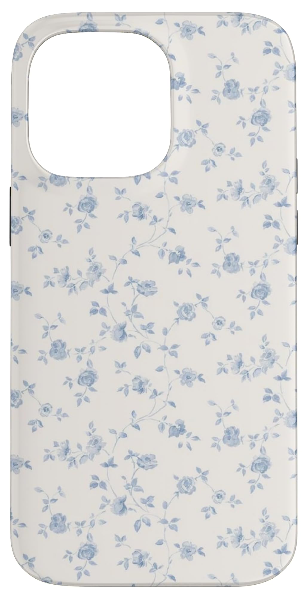 iPhone 14 Pro Max Blue Floral Aesthetic Coquette Soft Girly Case
