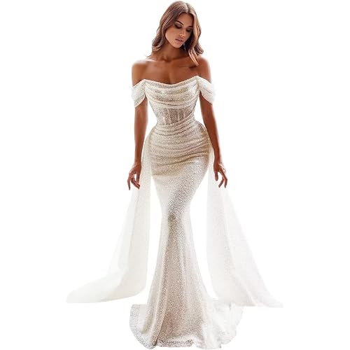 VCCICANY Luxury Illusion Off The Shoulder Wedding Dresses for Bride Tulle Lace Appliques Long Ball Gown