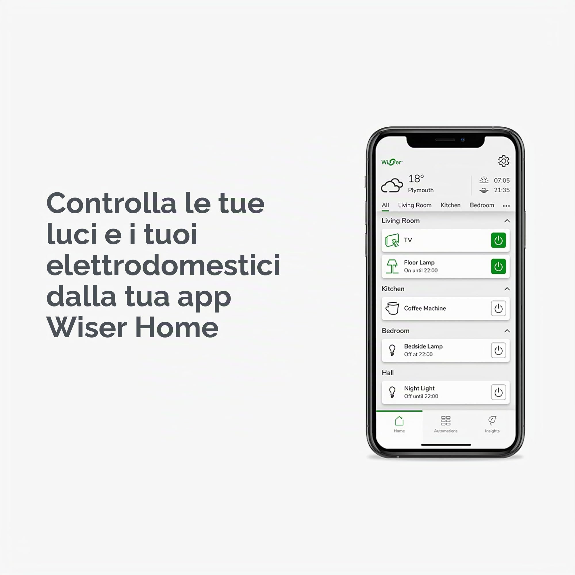 Termostato Wiser di Drayton, WT714R9K0902, 230V