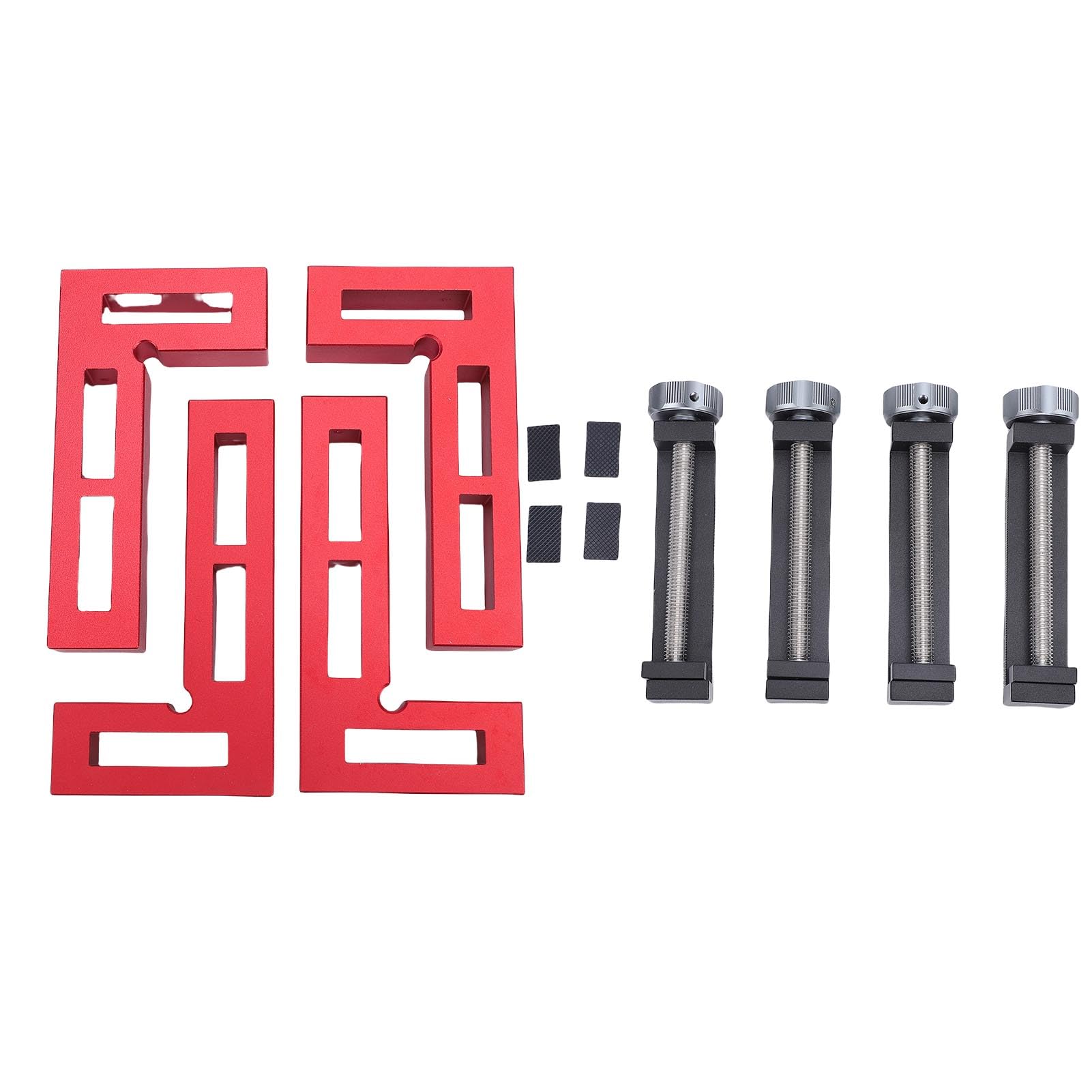 Juego de Abrazaderas para Carpintería Abrazaderas G de Aleación de Aluminio Duraderas y de Ángulo Recto para Proyectos de Carpintería Precisos Adecuados para Profesionales y Entusiastas de