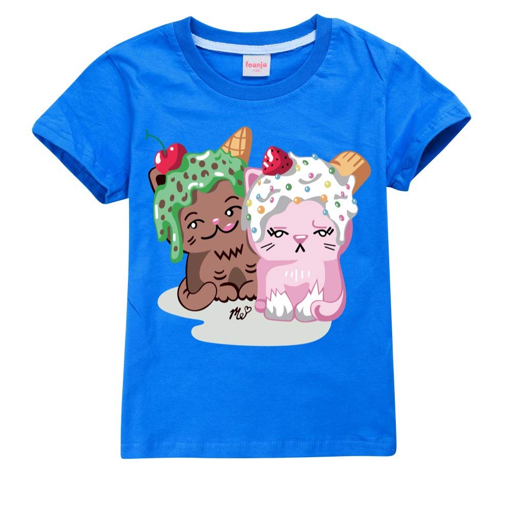 Rhymh Kids Moriah Elizabeth T Shirt Girls Moriah Elizabeth Merch for Kids Sweatshirt (Blue,160cm,11 Years,12 Years)